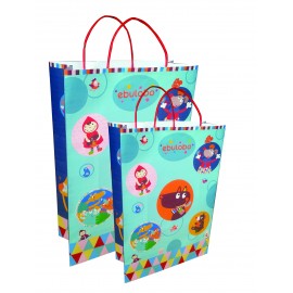 Sac cadeau papier PETIT FORMAT vendu par 25