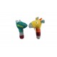 E80016 Maracas crocodile et girafe