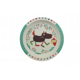 E25001 assiette Bambou ( par 12)