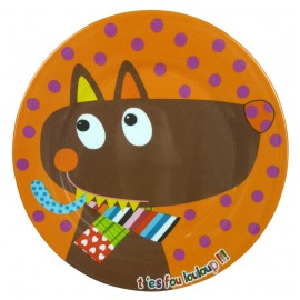 assiette plate monsieur Louloup 