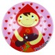 assiette plate chaperon rouge