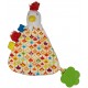doudou plat Bob Peace and Love  
