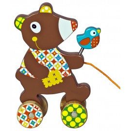 E51058 - petit woodours à trainer