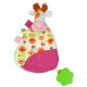 E30024 - doudou plat anemone Peace and Love