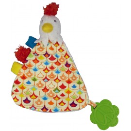 E30028  - doudou plat Bob Peace and Love  