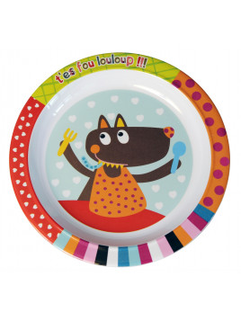 Assiette à rebord Louloup