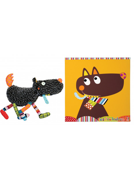 PACK Doudou + Tableau Mr Louloup