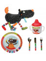 PACK Doudou Louloup + Assiette + couverts + mug Louloup