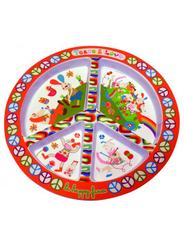 Assiette Peace and Love