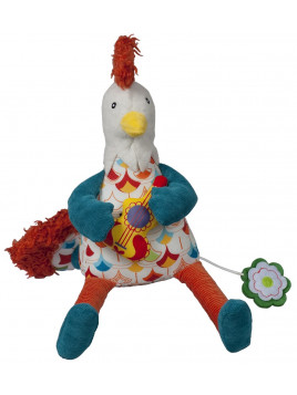 Doudou Musical Bob le coq