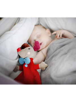 doudou plat rouge Gustave