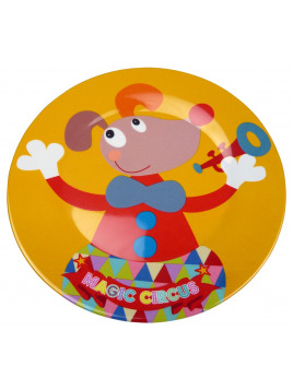 assiette plate design Magic Circus